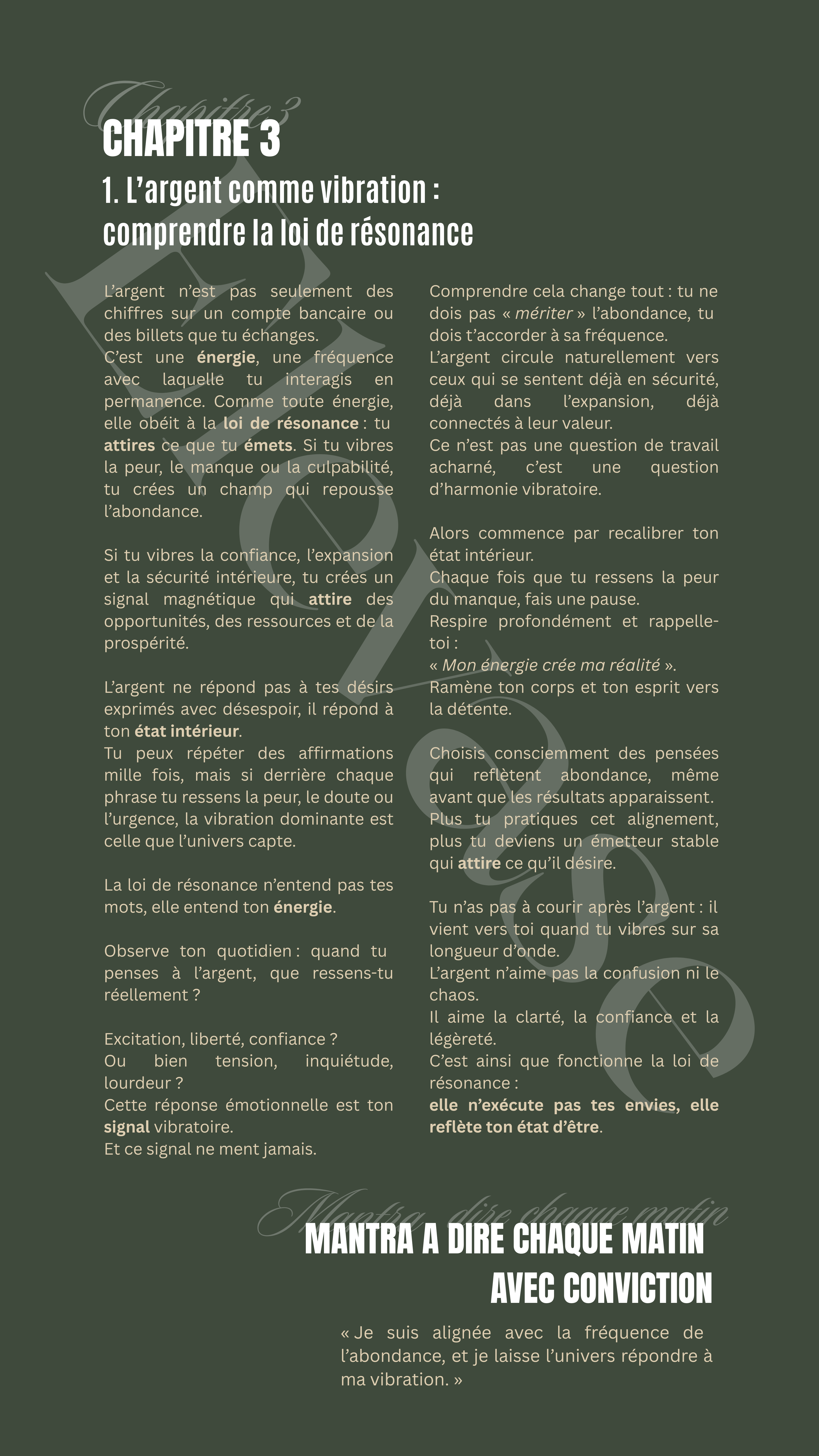 L’art de l’Abondance